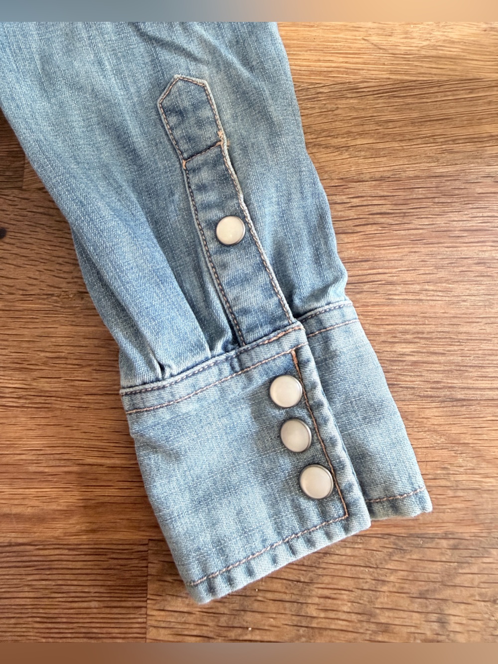 J. Crew Denim Button-Front Shirt - Picture 14 of 14